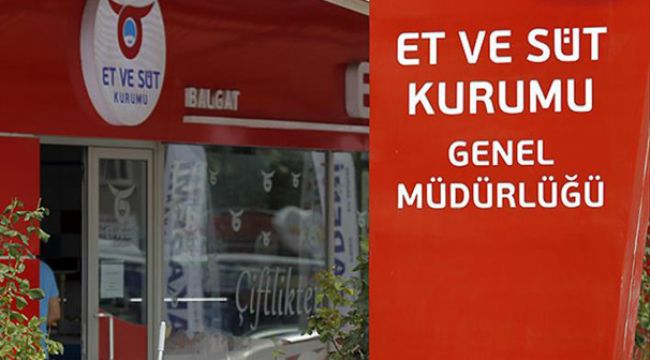 Et ve Süt Kurumu'ndan et satışı duyurusu