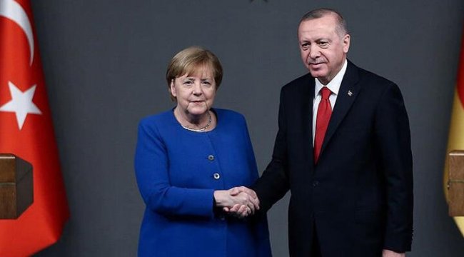 Son dakika haberi: Cumhurbaşkanı Erdoğan, Merkel ile görüştü