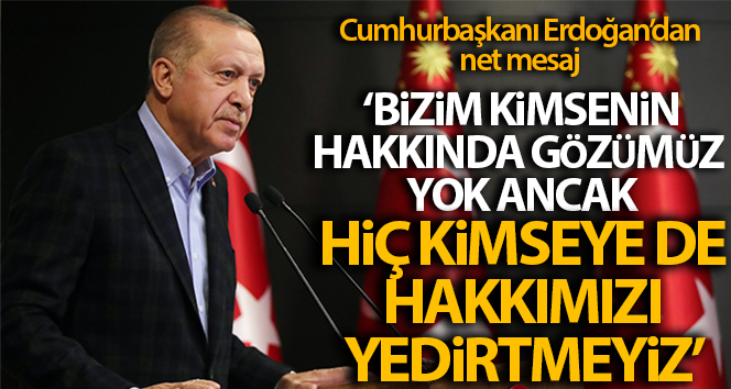 Cumhurbaşkanı Erdoğan'dan önemli açıklamalar