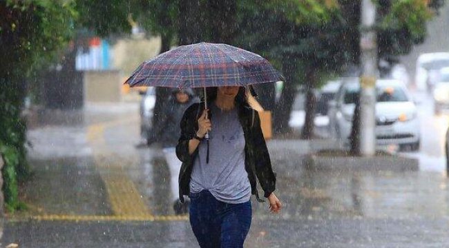 Meteorolojiden o illere sağanak ve kuvvetli rüzgar uyarısı