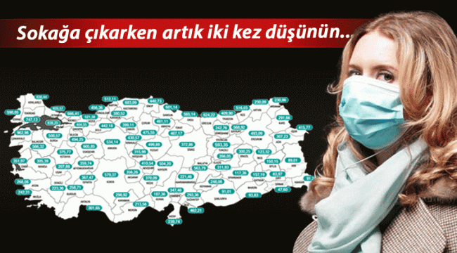 Son dakika haberi: Bakan Koca duyurdu! İşte il il haftalık koronavirüs vaka sayısı haritası