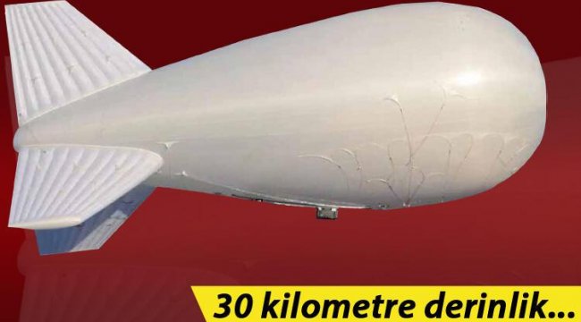 Bu kez de sınırda zeplinli gözetleme