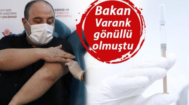 Son dakika: Bakan Varank gönüllü olmuştu! Turkovac'tan sonra ikinci ve daha güzel haber