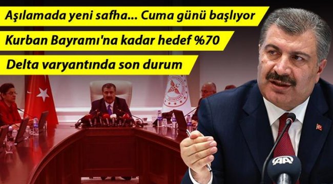 Son dakika haberi... Sağlık Bakanı Fahrettin Koca'dan önemli açıklamalar! Aşılamada 18 yaş üstüne cuma günü başlanıyor