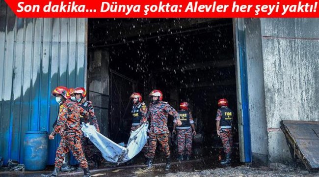 Son dakika: Bangladeş'te fabrika yangını... En az 52 ölü