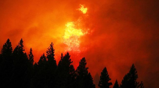 Atom bombası gibi görünüyordu... ABD'de itfaiyeci kendi evini kurtaramadı