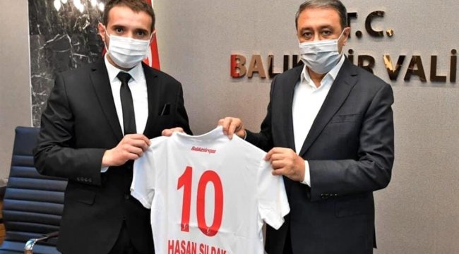Balıkesirspor yönetimi Vali Şıldak'ı ziyaret etti