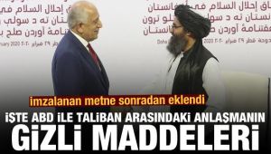 BM raporunda ortaya çıkan gerçek: İşte ABD-Taliban anlaşmasındaki gizli maddeler