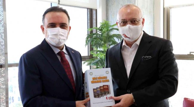 Baybatur'dan Başkan Ergün'e 'Hayırlı olsun' ziyareti