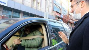 Erzurum Valisi Okay Memiş'ten kemer takmayan sürücüye: Şimdilik seni affediyorum