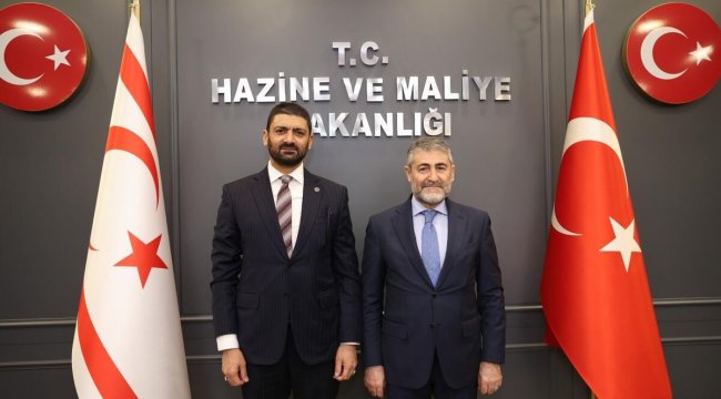 Bakan Nebati, KKTC’li mevkidaşı ile görüştü