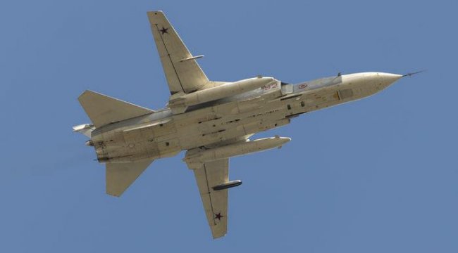 Rus ordusuna ait Su-24 savaş uçağı Rostov bölgesinde düştü!