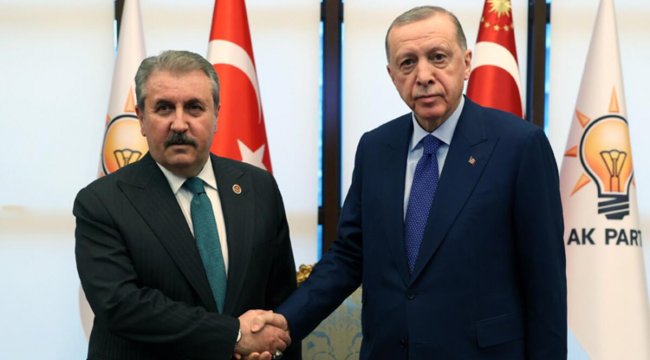 Cumhurbaşkanı Erdoğan, BBP Genel Başkanı Destici ile görüşecek