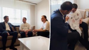 Bakan Kurum'dan kendisine mektup yazan Yasin Taşkın'a ziyaret