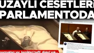 Bu bir dönüm noktası: Uzaylı cesetleri parlamentoda sergilendi! 3 parmakları var, kemikleri hafif, dişleri yok...