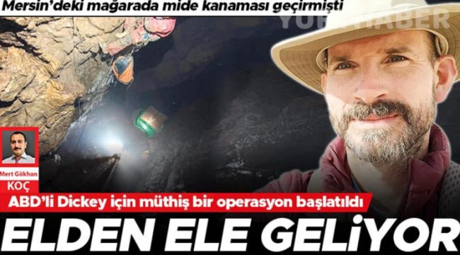 Elden ele geliyor... Yeraltından Mark Dickey’i kurtarma operasyonu