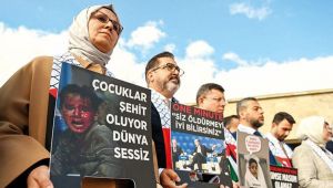 AK Partili vekiller İsrail’i protesto etti