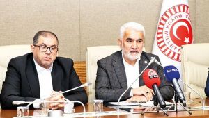 Hamas heyeti TBMM’de HÜDA PAR’la görüştü