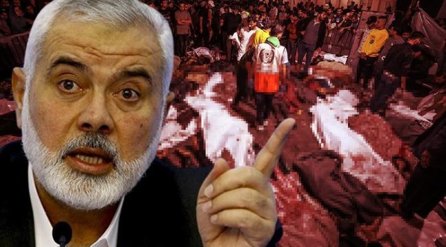 Hamas lideri Heniyye'den İsrail'in hastane saldırısı sonrası açıklama: Sorumlusu ABD'dir