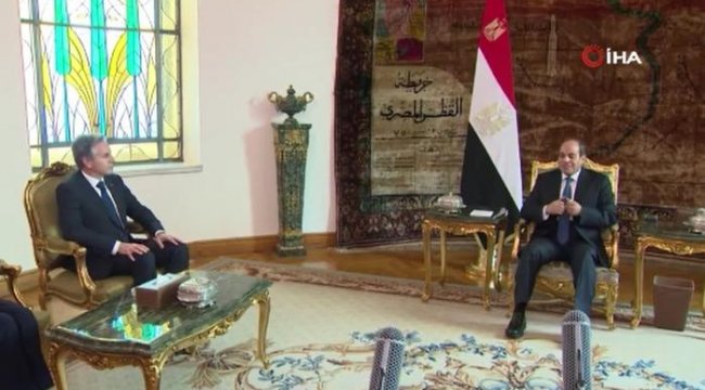 Mısır ile ABD'den Gazze diplomasisi! Blinken ve es-Sisi görüştü