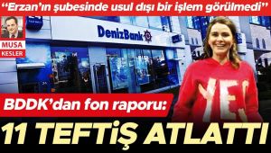 Seçil Erzan milyonlarca doları toplarken şube 11 teftiş atlattı