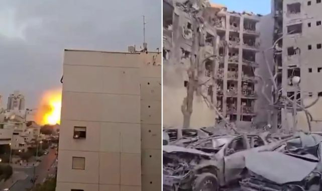 İran ateşkes öncesi Beerşeba'ya bomba yağdırdı! 11 ölü, yüzlerce yaralı var